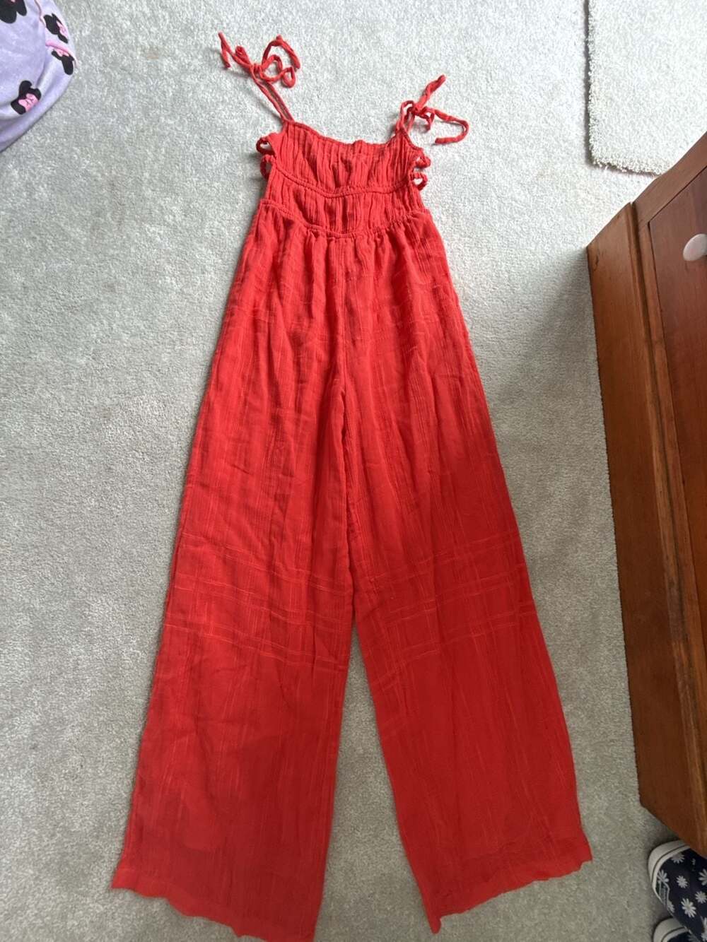 Urban Outfitters Out From Under Courtney Jumpsuit Size S Red